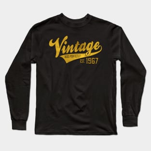 Est 1967 56 Yrs Old B-Day 56Th Long Sleeve T-Shirt